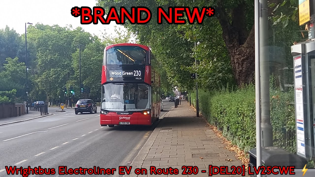 *BRAND NEW* - Wrightbus Electroliner EV on Route 230 - [DEL20] LV25CWE 