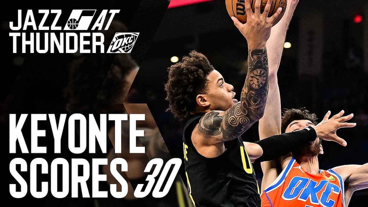 Keyonte George LIGHTS OUT in OKC ⚡️ | UTAH JAZZ