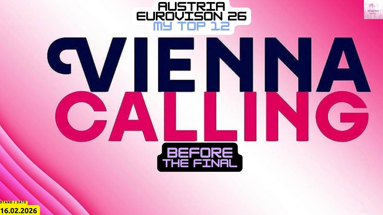 Austria - Eurovison 2026 - Final - My Top 12 - Before the Show