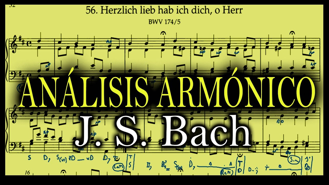 🎹🎵 Coral de Bach N.56 (BWV 174/5) ▬ Análisis Armónico / Plan Tonal