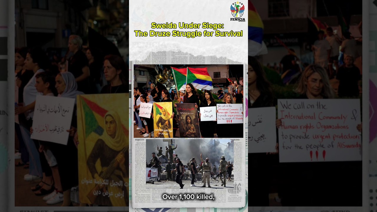 Sweida Under Siege: The Druze Struggle for Survival.#sweida #war #Druze #Christian #humanrights
