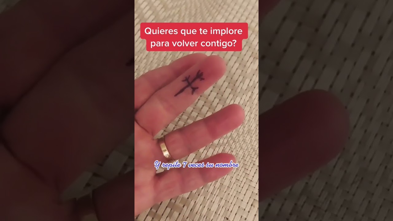 Runa para que te implore volver con &eacute;l #runas #ritual #magia #hechizos #brujeria #espiritualidad