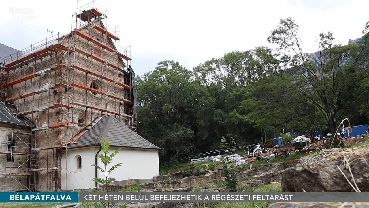 Régészeti feltárás a bélapátfalvai apátságnál - 2023.06.28.