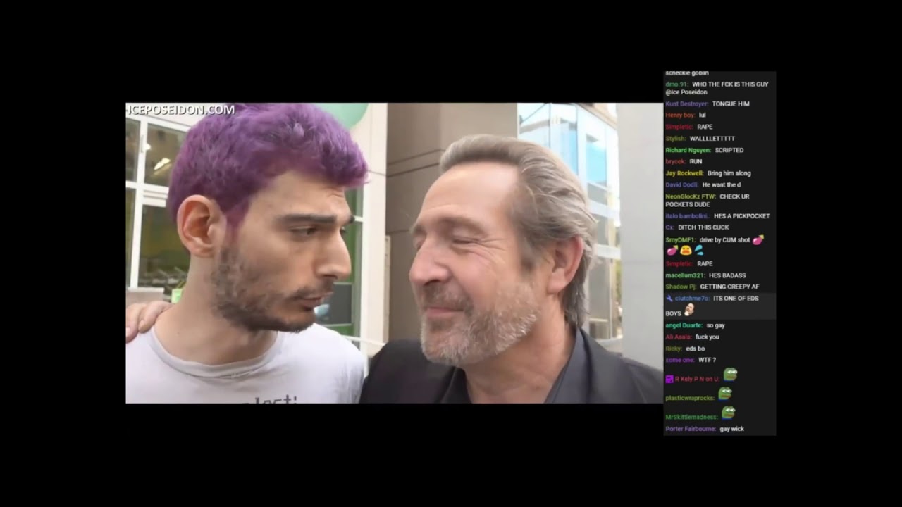 Ice Poseidon Gets Molested By Random Guy On The Streets