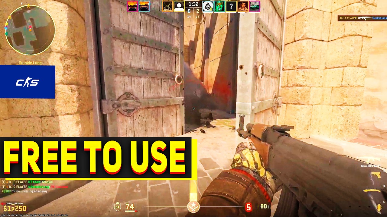 COUNTER STRIKE 2 No Copyright Gameplay – Free To Use Background Footage (No Commentary)