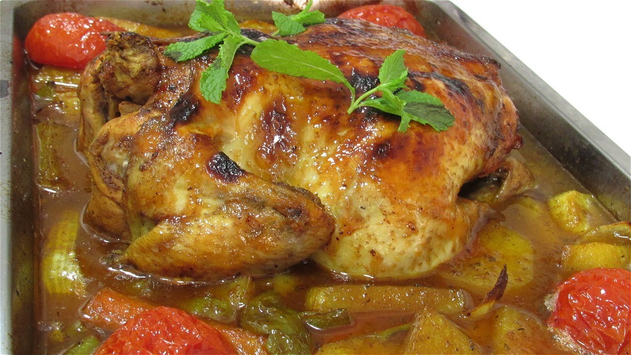 اطيب تتبيلة دجاج مشوي تخلية يذوب في الفم تبسي دجاج بالبطاطا وطعم غير😋