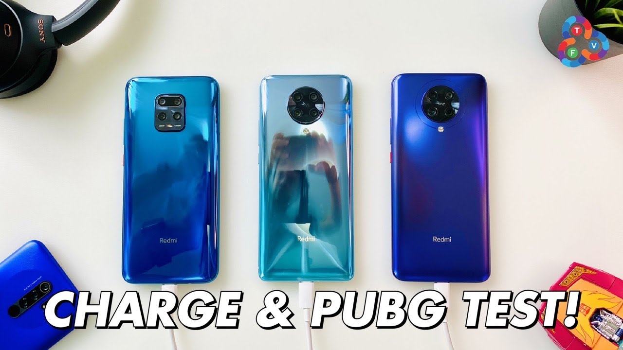 Redmi K30 Ultra vs 10X Pro vs K30 Pro - CHARGE TEST & PUBG SHOWDOWN!