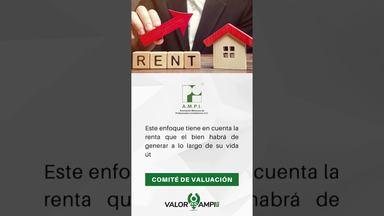 Enfoque de ingresos o de renta #comitedevaluacion #VALOResAMPI