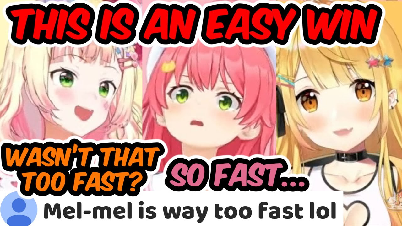 【ENG SUB+LEARN JAPANESE】Mel surprises Miko and Nene with her button-mashing skills【hololiveJP】