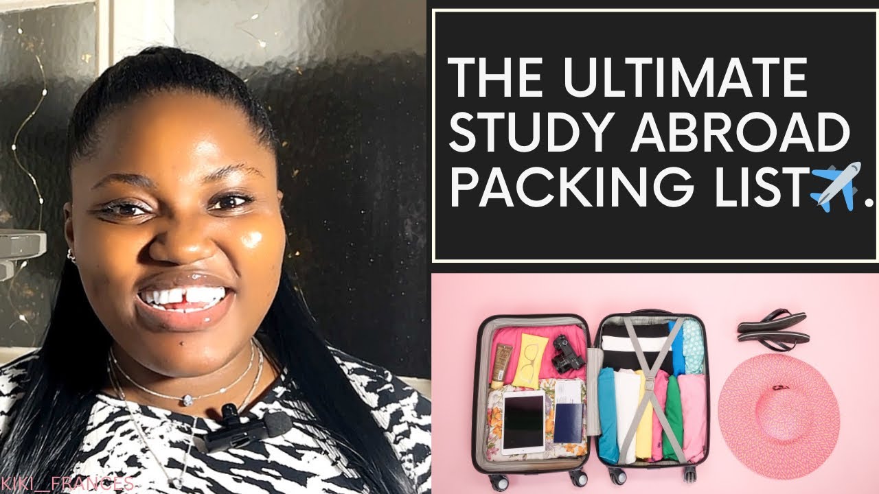 THE ULTIMATE TRAVEL ABROAD PACKING LIST| FIRST TIME TRAVELER EDITION.