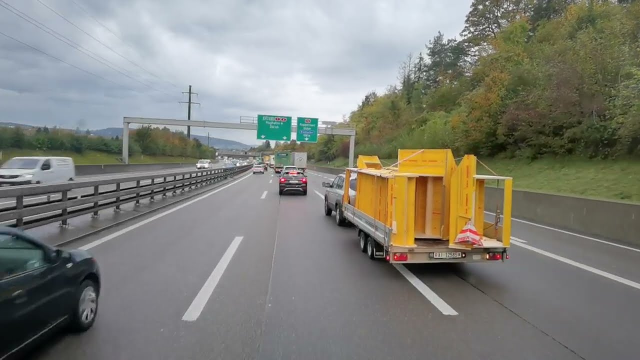 Iveco Stralis 570 XP POV Beringen SH nach Thun 2.Teil - Winterthur Nord bis Bareggtunnel Baden A1