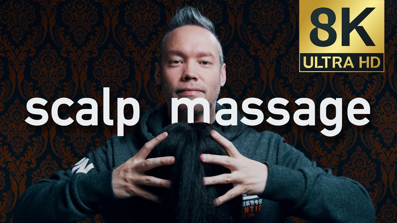 ASMR SCALP MASSAGE 👏 Scratching. Relaxing. Ultra-Tingly! // 8K