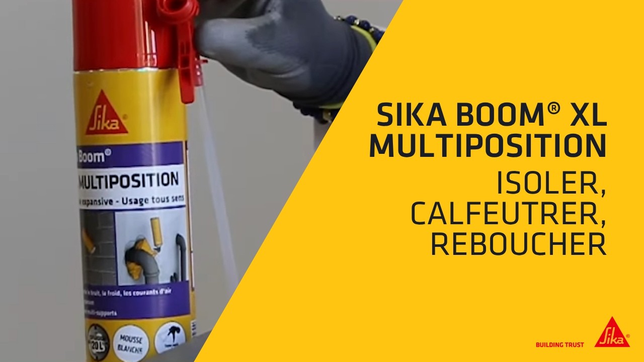Isoler, calfeutrer, reboucher avec la mousse expansive Sika Boom