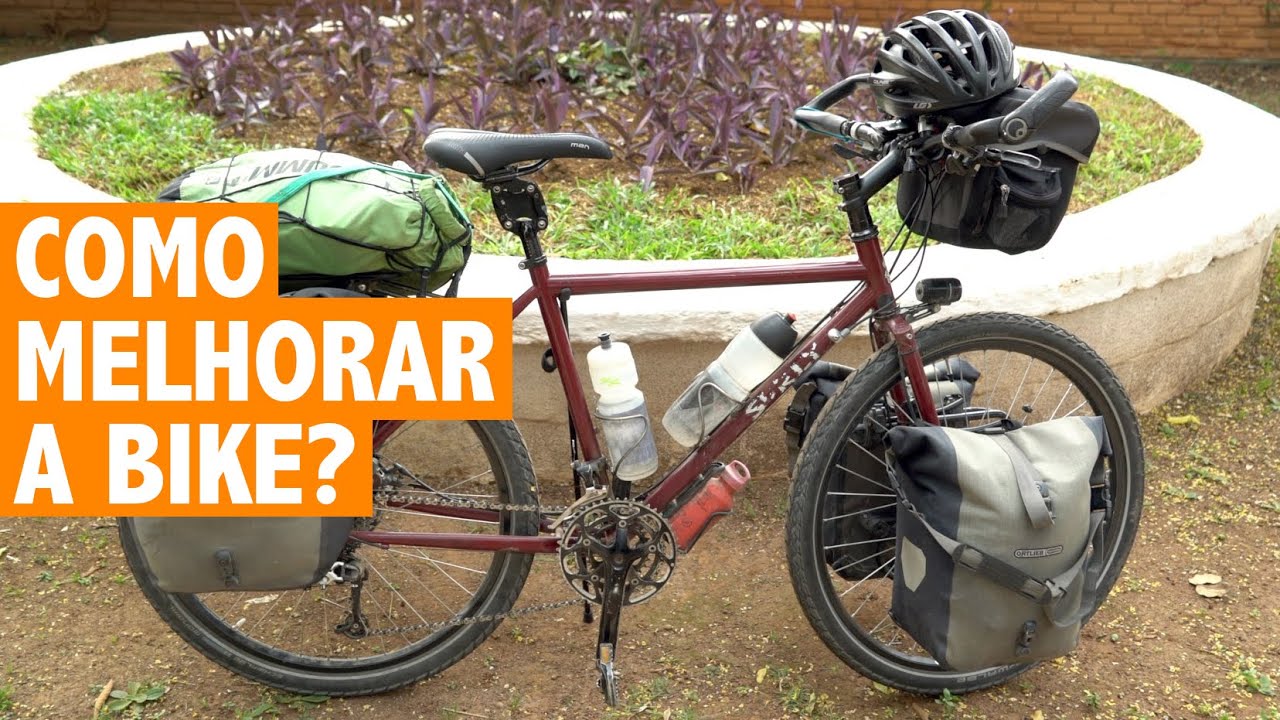AS GAMBIARRAS DA BIKE DE UM CICLOTURISTA