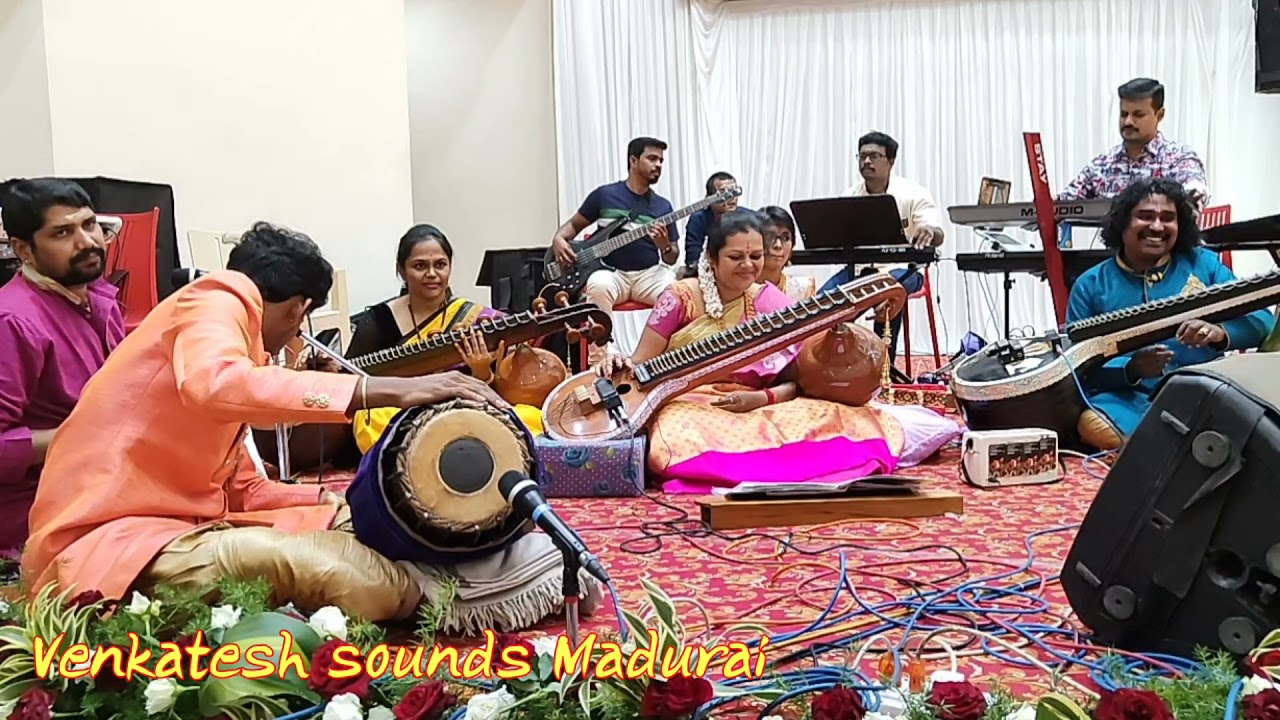 Mahanathi song Sri ranga ranga natharin patham Veena live concert by Veena HEMA