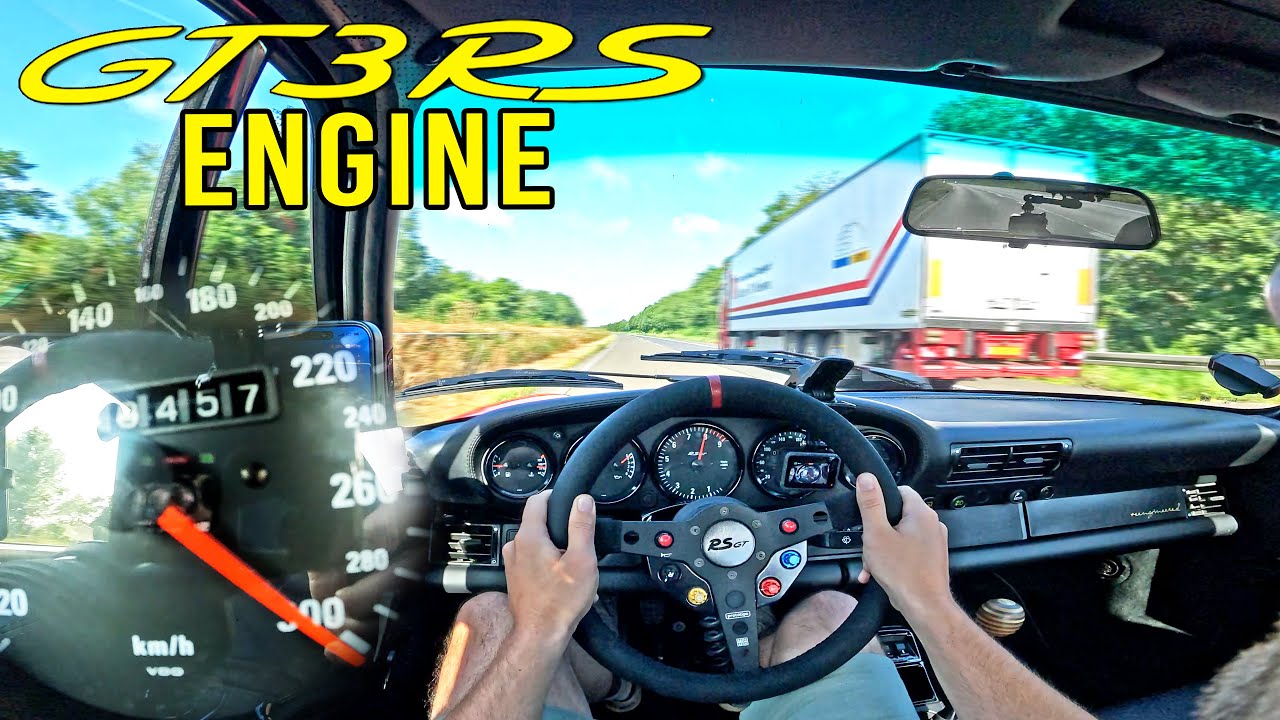 PORSCHE 964 with 997 GT3 RS ENGINE // 100-200 in 8.xx & TOP SPEED on AUTOBAHN!