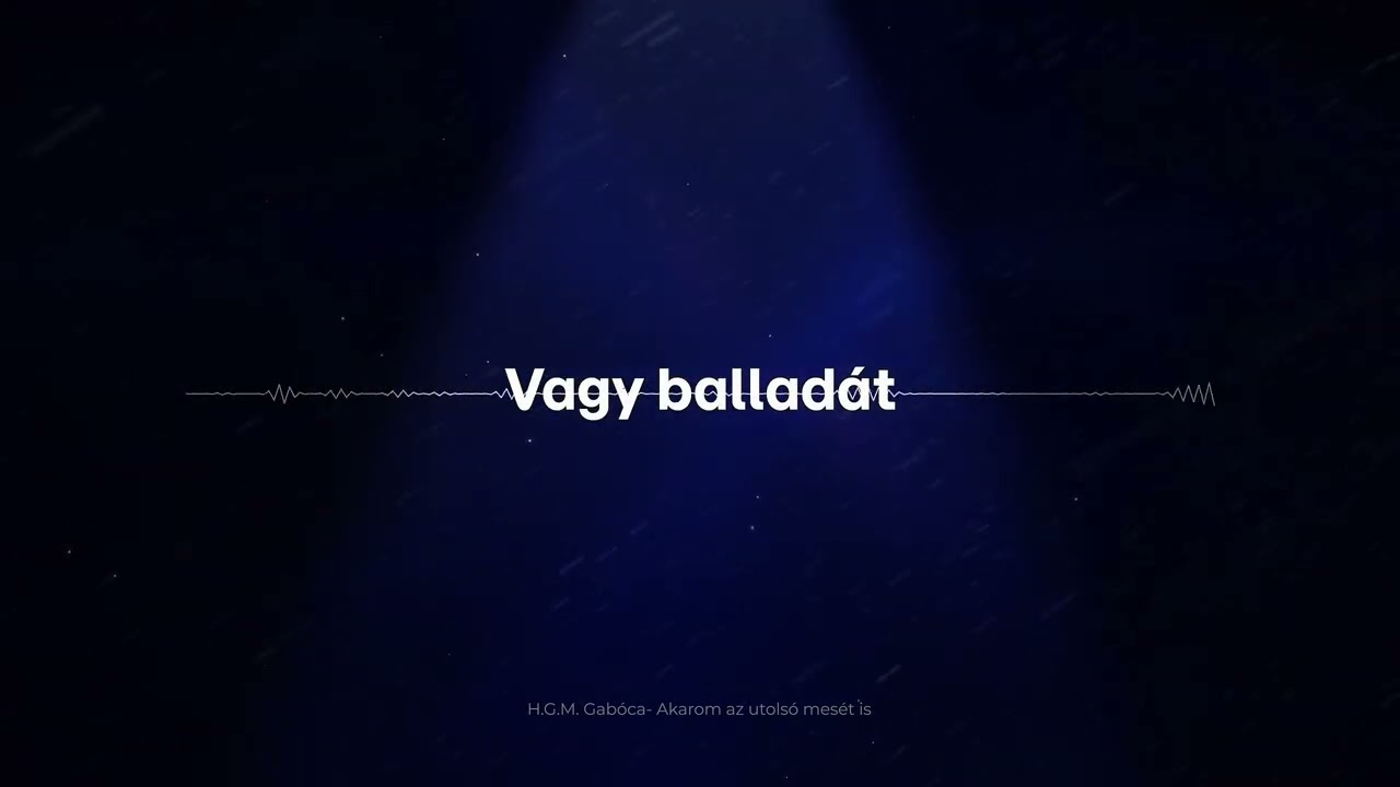 Akarom az utolsó mesét is