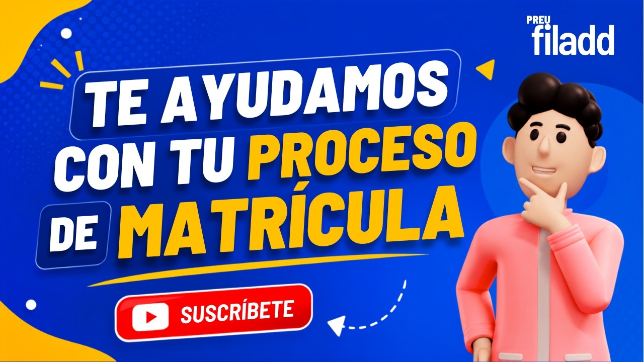 EN VIVO | Te ayudamos con tu proceso de matrícula | Preu Filadd
