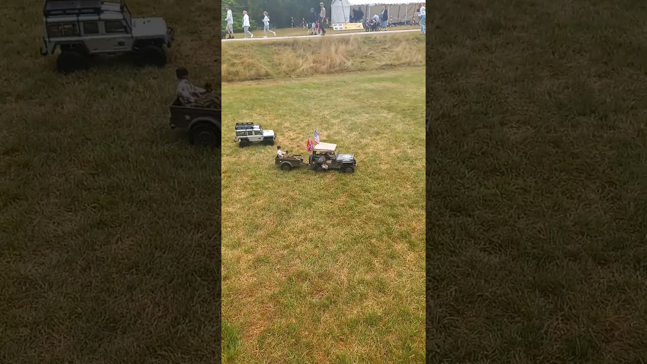 Mark Johns at a steam rally showing of one of his models  down in Cornwall