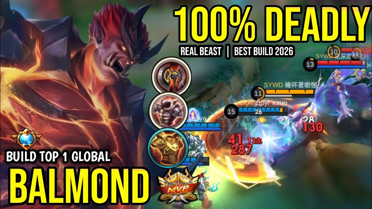 BALMOND BEST BUILD 2026 | BUILD TOP 1 GLOBAL BALMOND GAMEPLAY | MOBILE LEGENDS✓