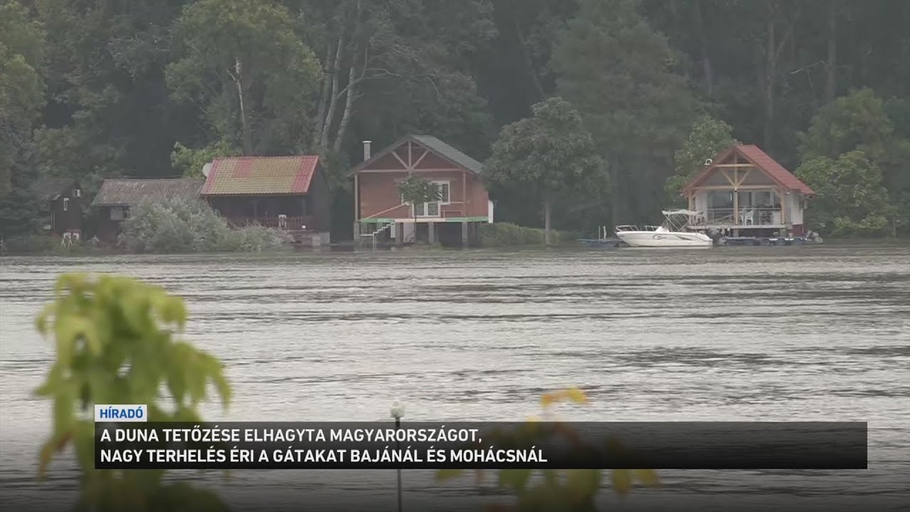 A Duna tetőzése elhagyta Magyarországot