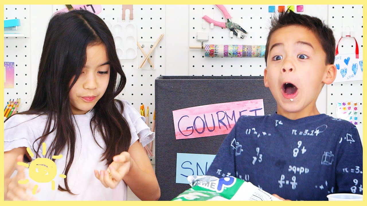 CHALLENGE | KIDS TRY GOURMET SNACKS!!