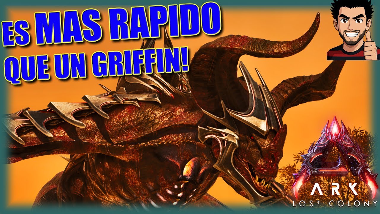 GIGADESMODUS ESTA ROTO! ES UN GRIFFIN 2! Como conseguirlo y habilidades Lost colony DLC ARK SA