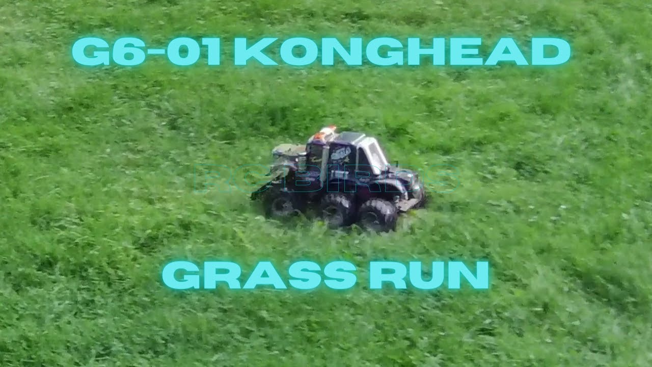 Tamiya Konghead running on Grass