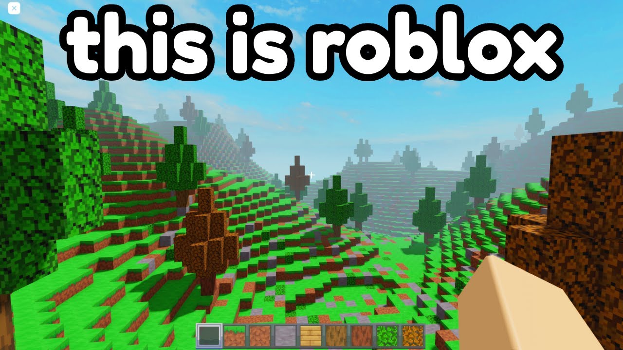 I Made Minecraft in Roblox