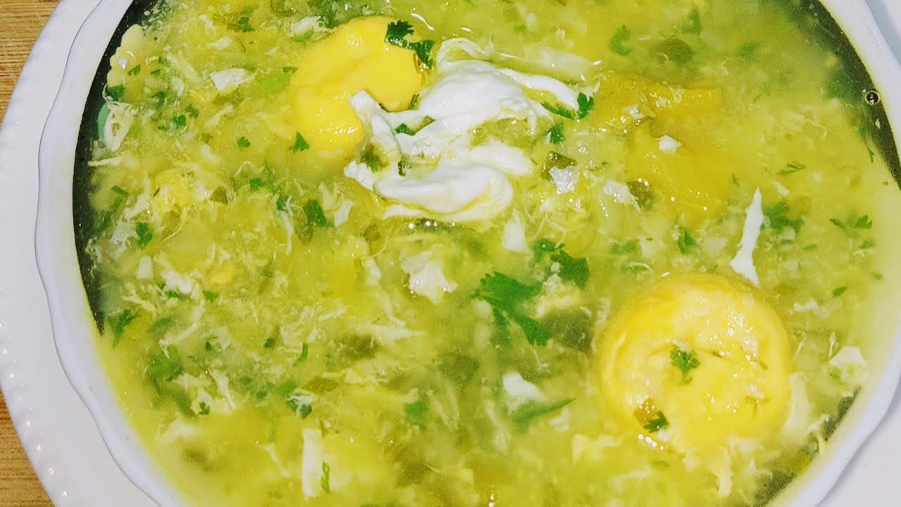 Caldo de huevo 