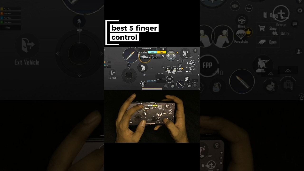 BEST BGMI 5 FINGER CLAW || BGMI All New Basic & Advance SETTINGS/CONTROLS|#viral #shorts #shortsfeed