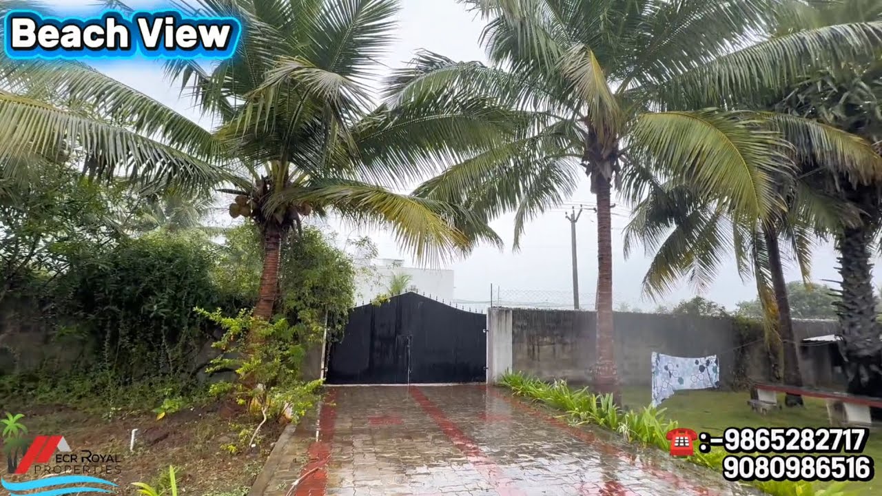 ID1641🌊30 Lakh Budget Resort plot sale chennai ecr🏝Mahabalipuram Ttdc Beach Resort🏝Home stay🏝Mr.Ashi