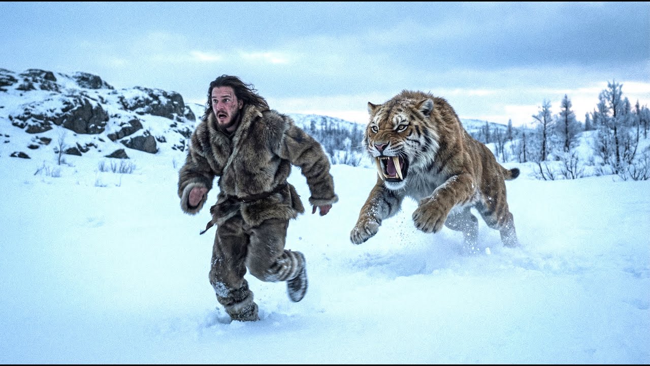 You Wake Up Face-to-Face With a Saber-Tooth Tiger — What Happens Next Is Brutal
