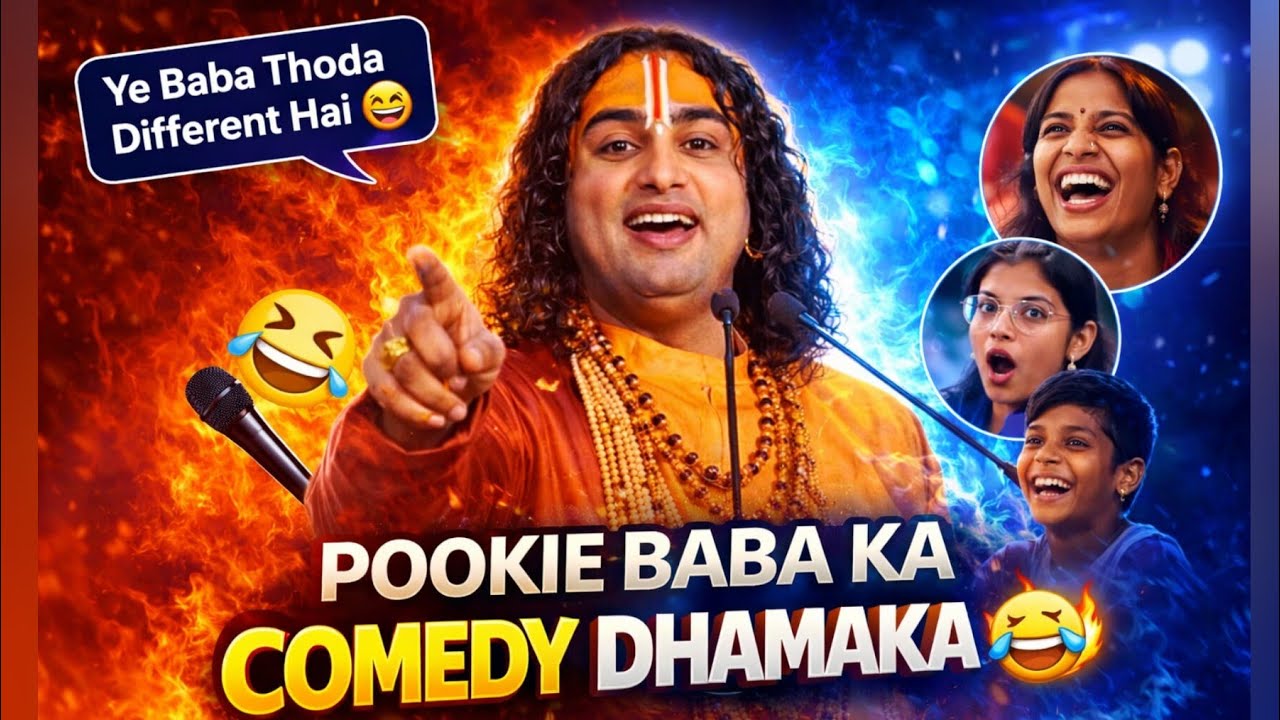 Pookie🤣 baba ka comedy dhamaka Part 2 | I am BaBa | Guru ji ki mehfil | aniruddhacharya comedy show 
