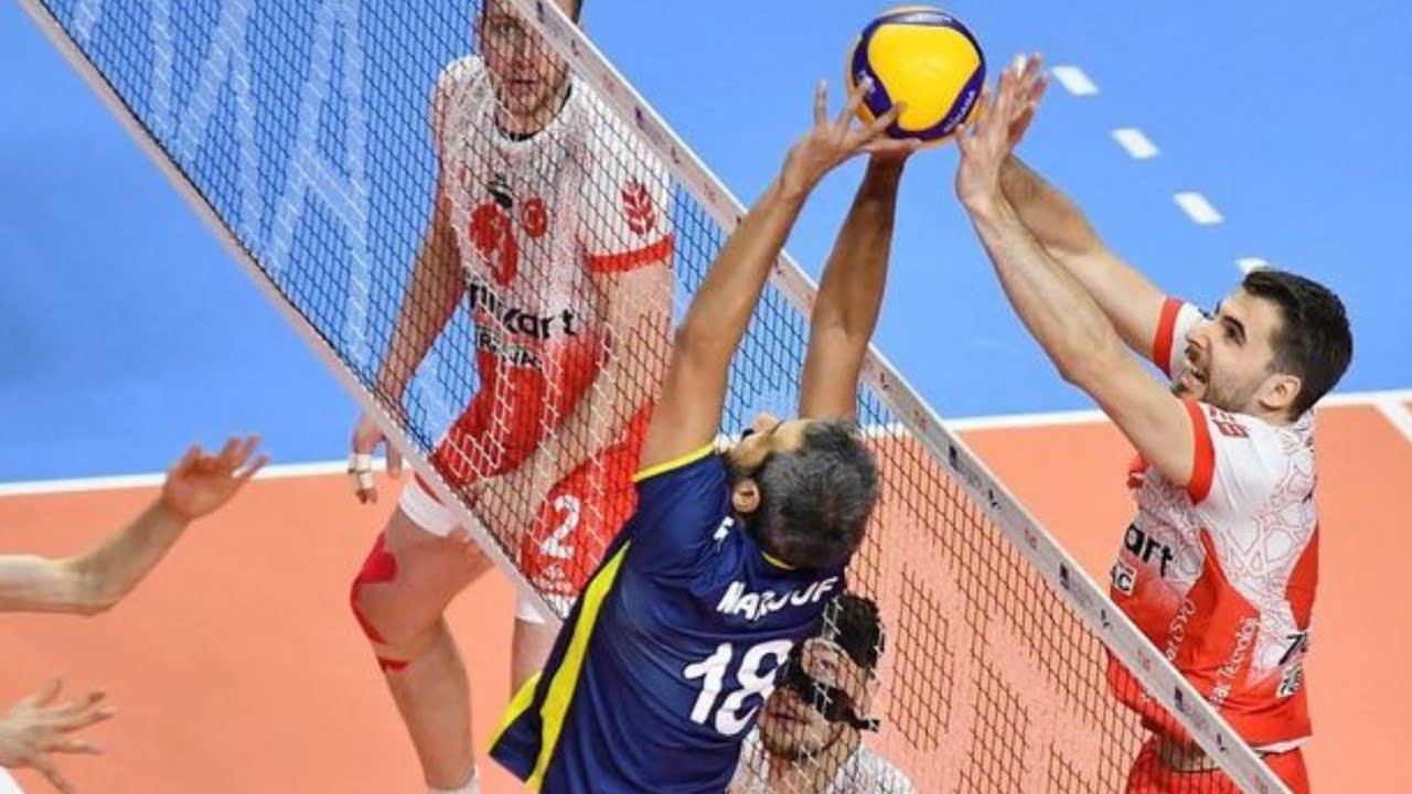 Saeid Marouf fascinating performance in Fenerbahçe Volleyball | نمایش خیره کننده معروف در فنرباغچه