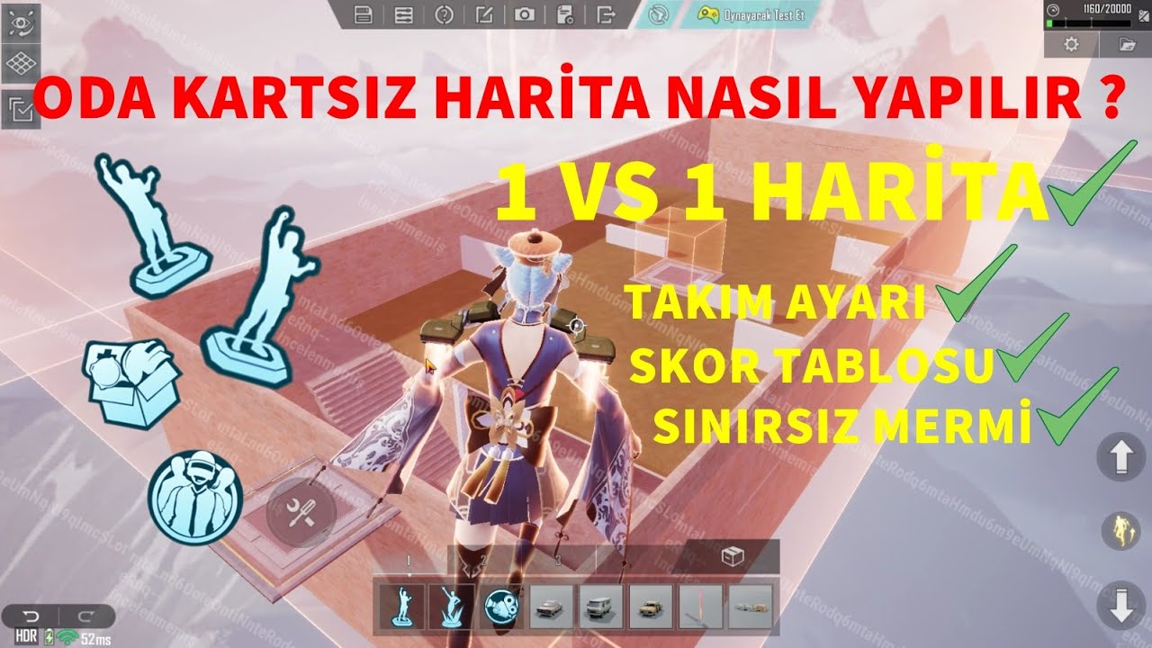WOW`DA 1 VS 1 ODA KARTSIZ HARİTA NASIL YAPILIR ? (TAM AYARLAR)