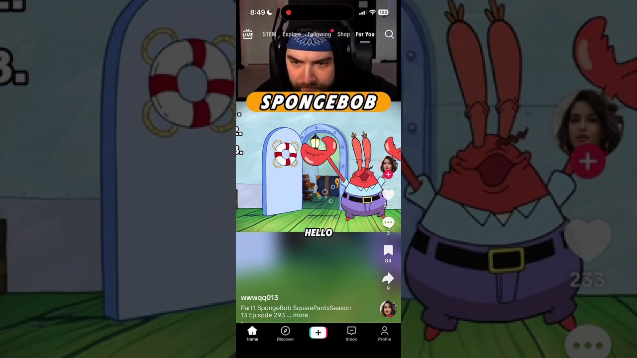 Quickly Scrolling Through TikTok 446