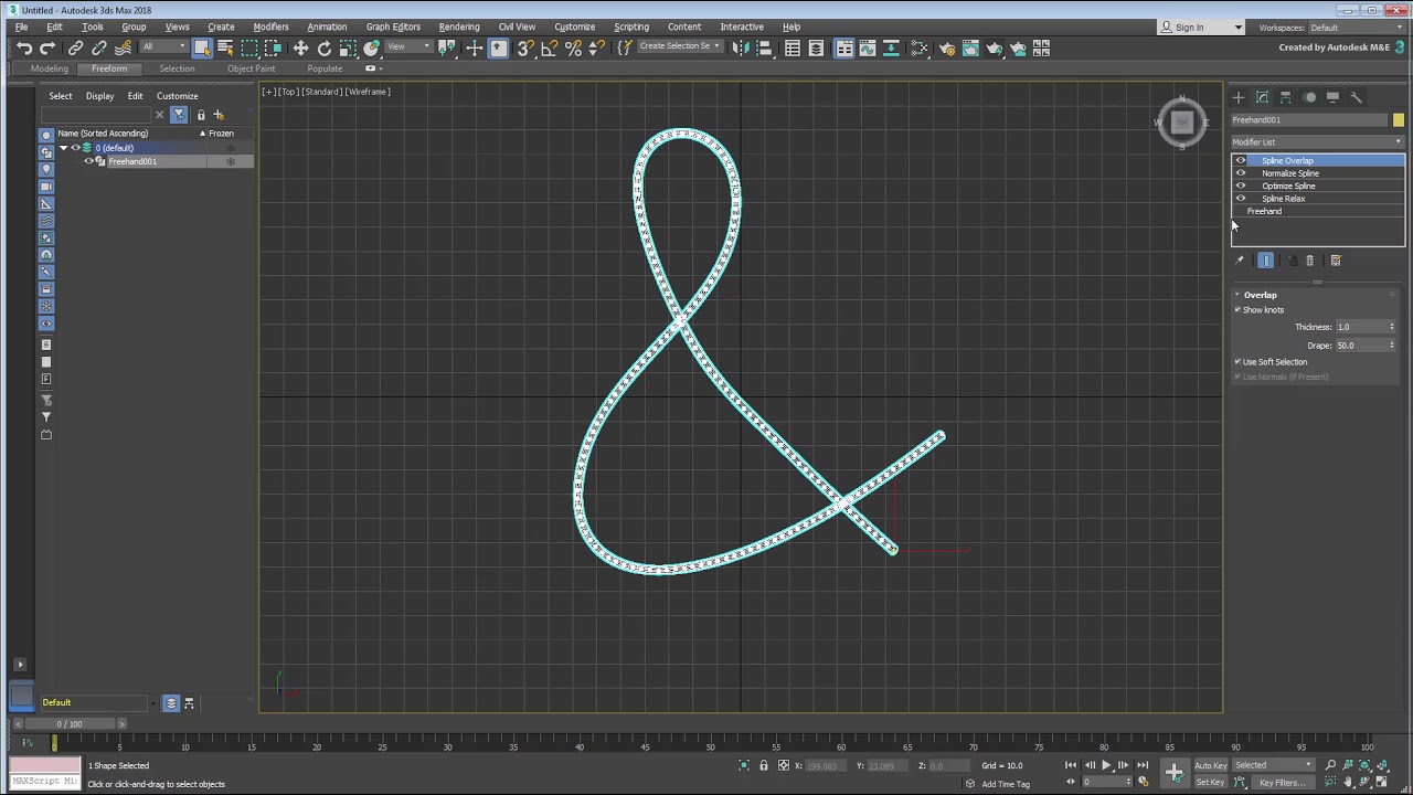 3ds Max Spline Tools - The Basics