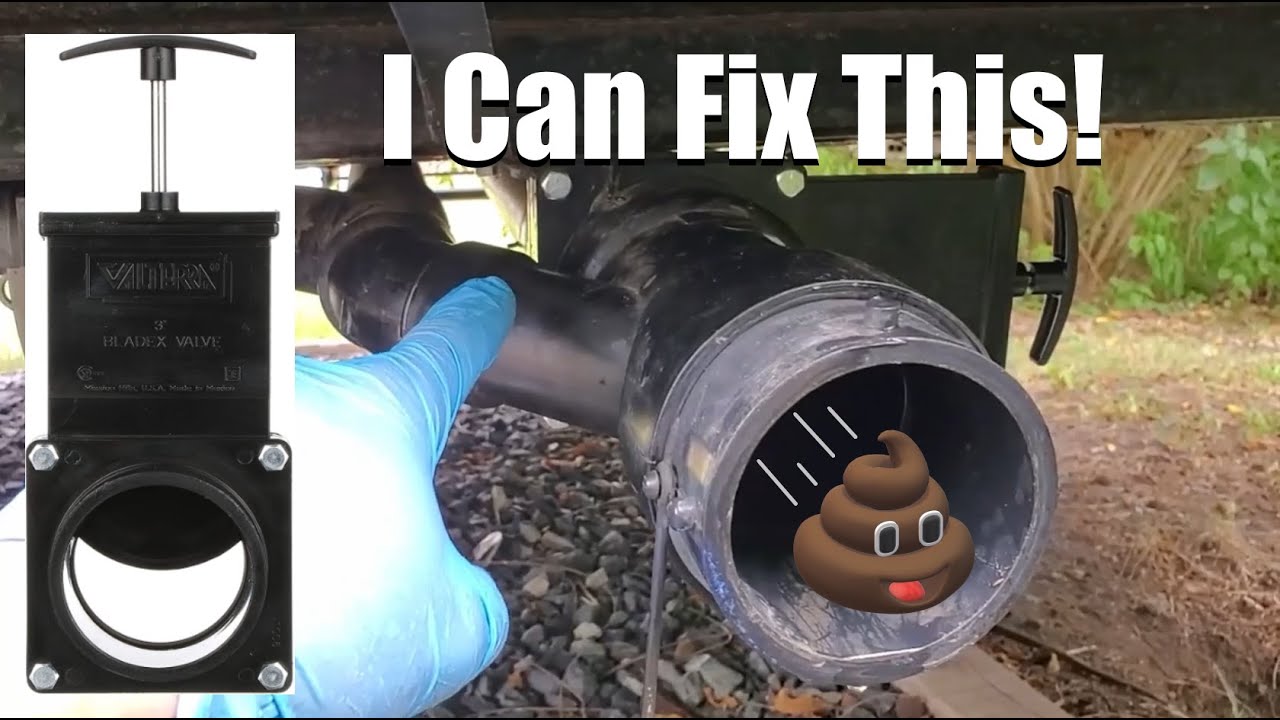 RV Sewer Gate Valve Replacement - Camper Fix