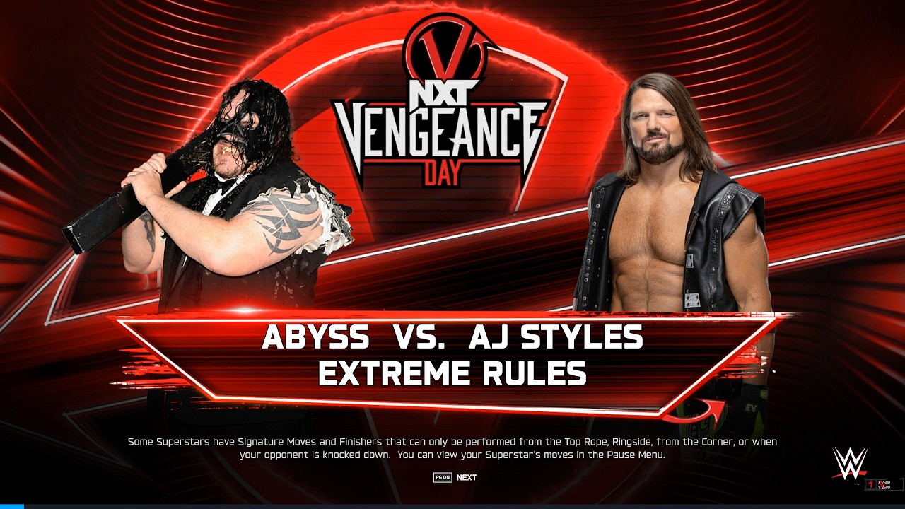 WWE 2K25 ABYSS VS AJ STYLES CPU VS CPU  Epic Rivalry From TNA Lets See Who Wins Finally Today