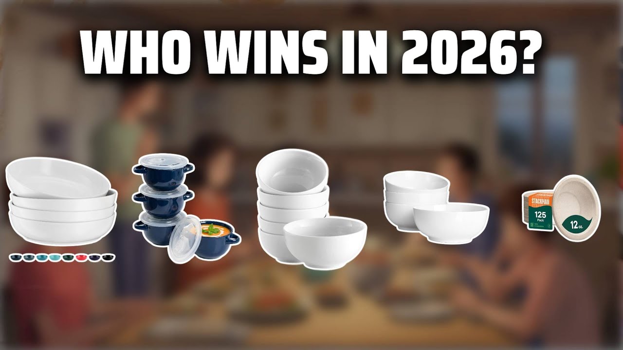 The Top 5 Best Big Soup Bowls in 2026 - Must Watch Before Buying!