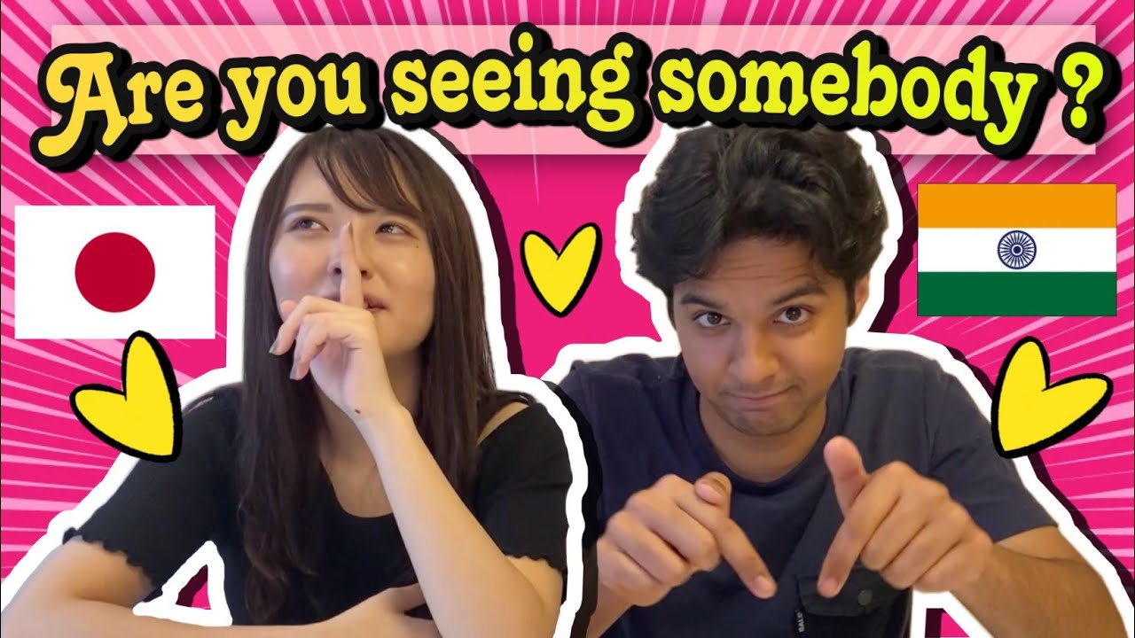 Japanese girl and Indian boy talked about 