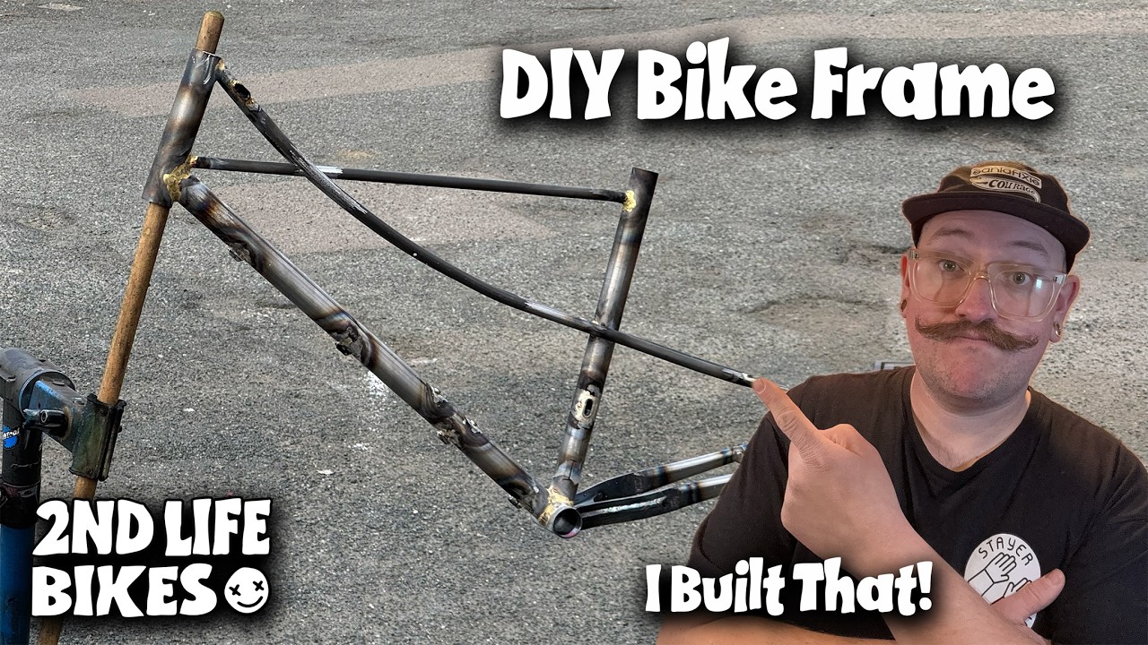 I Built a Bike Frame From Scratch (No Experience) DIY Bike Build
