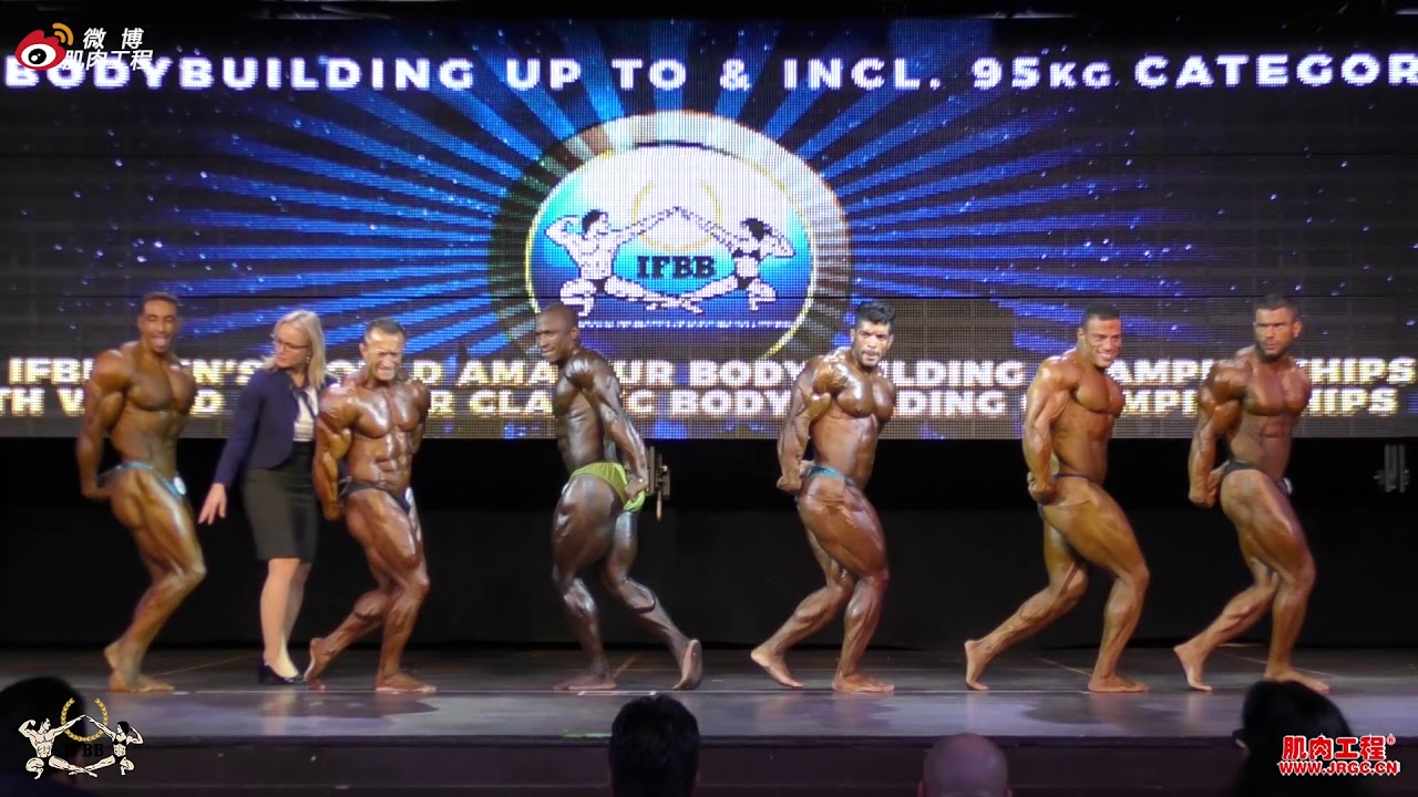 IFBB 2018 WORLD CHAMPIONSHIPS MEN'S BB 95KG FINAL COMPARATION
