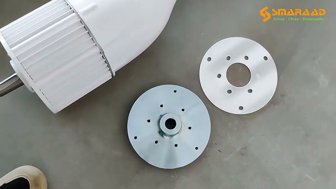 6KW Horizontal Wind Turbine Generator Windmill With Free MPPT Charger