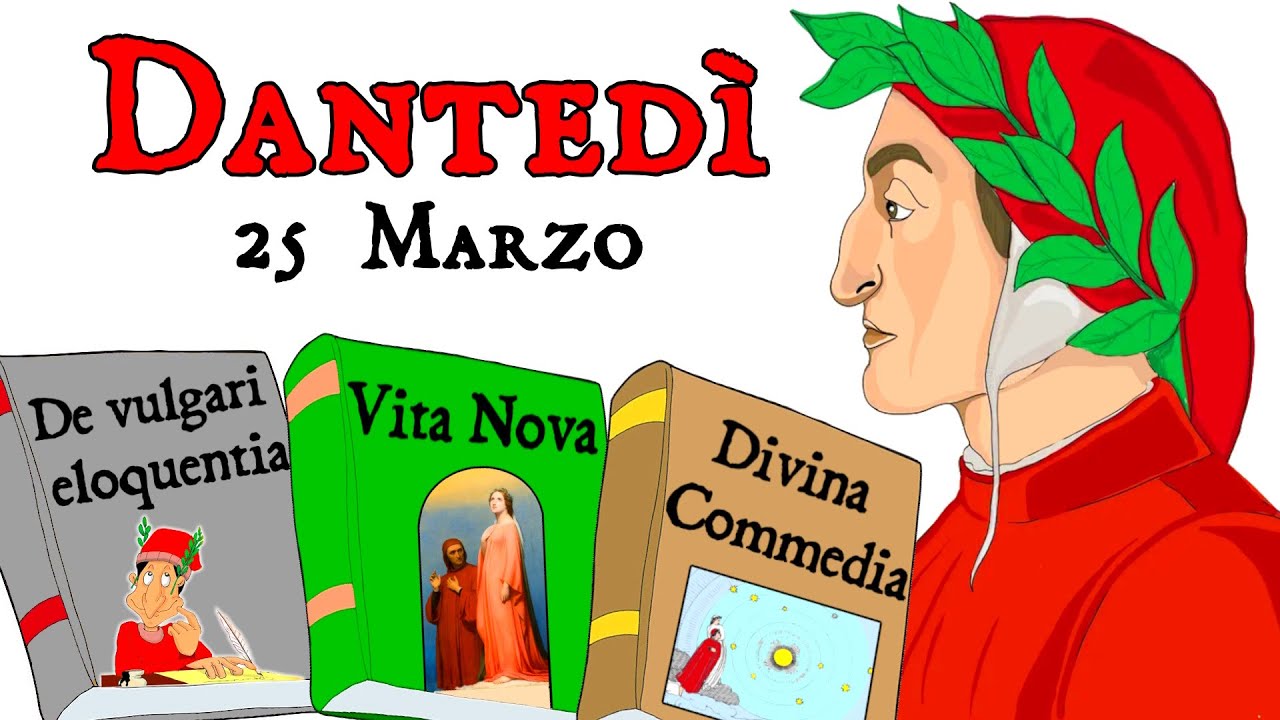 📕 DANTED&Igrave; - 25 Marzo ✍🏻 Vita e Opere di DANTE ALIGHIERI con Attivit&agrave; Didattiche da scaricare ⬇