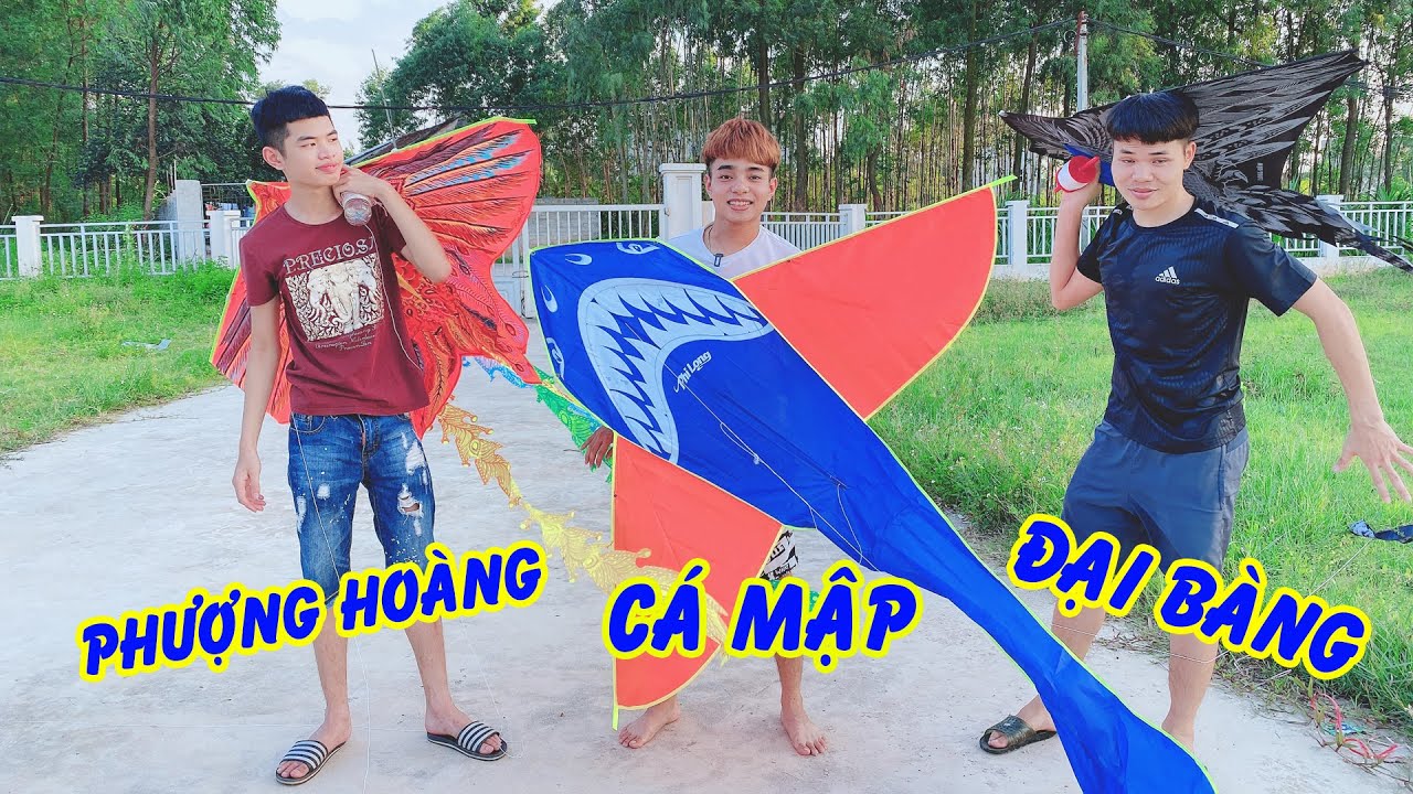 ThắnG Tê Tê | Đại Chiến Diều Cá Mập Diều Phượng Hoàng Diều Đại Bàng