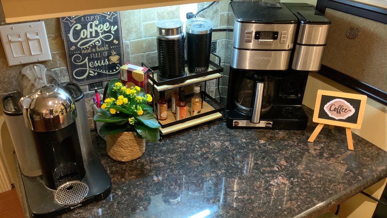 Desk to coffee bar