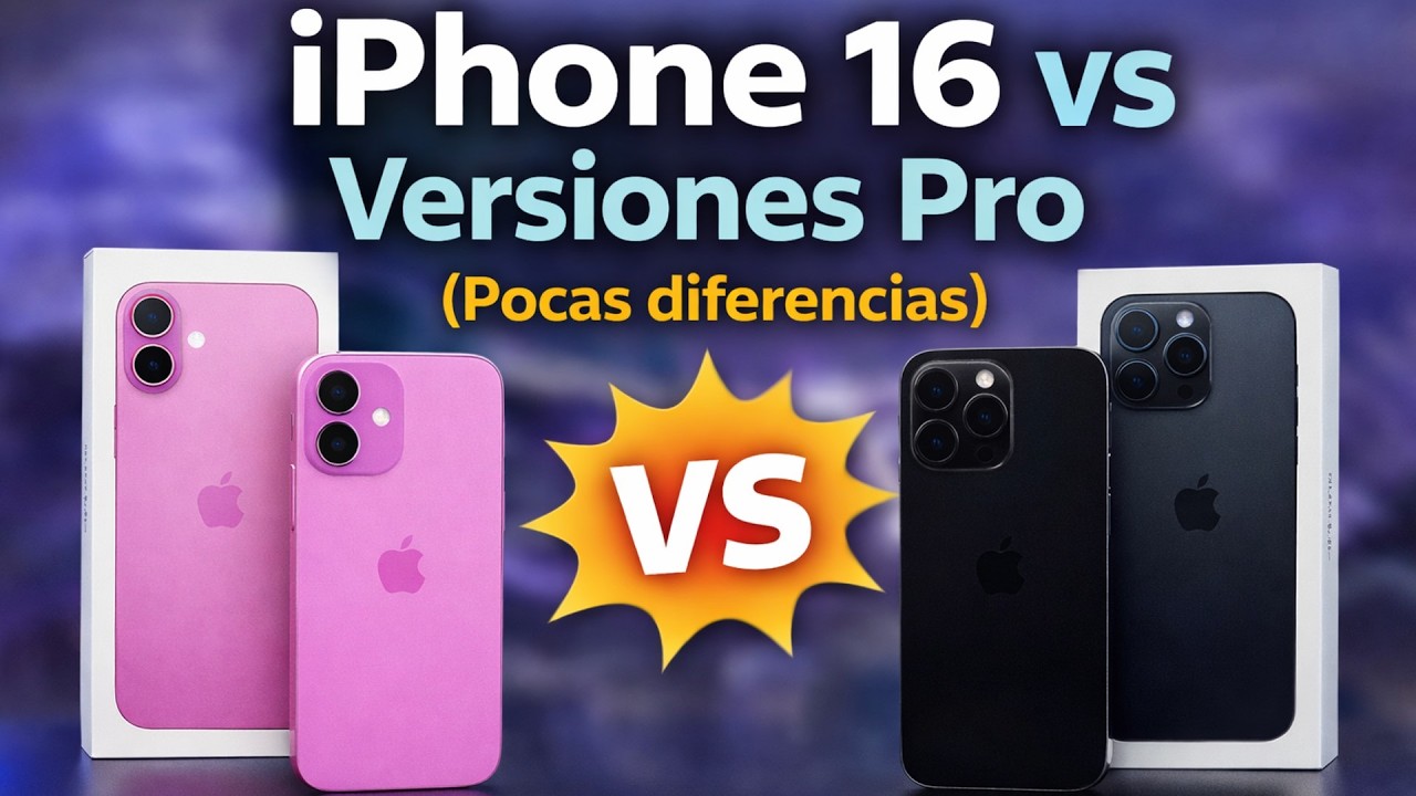 iPhone 16 vs Pro ¿Vale la Pena Pagar Más?😳