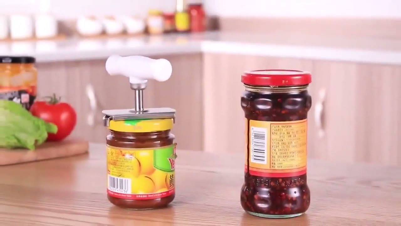 Manual Stainless Steel Easy Can Jar Opener Adjustable 1-4Inches Cap Lid Openers Tool Kitchen Gadgets